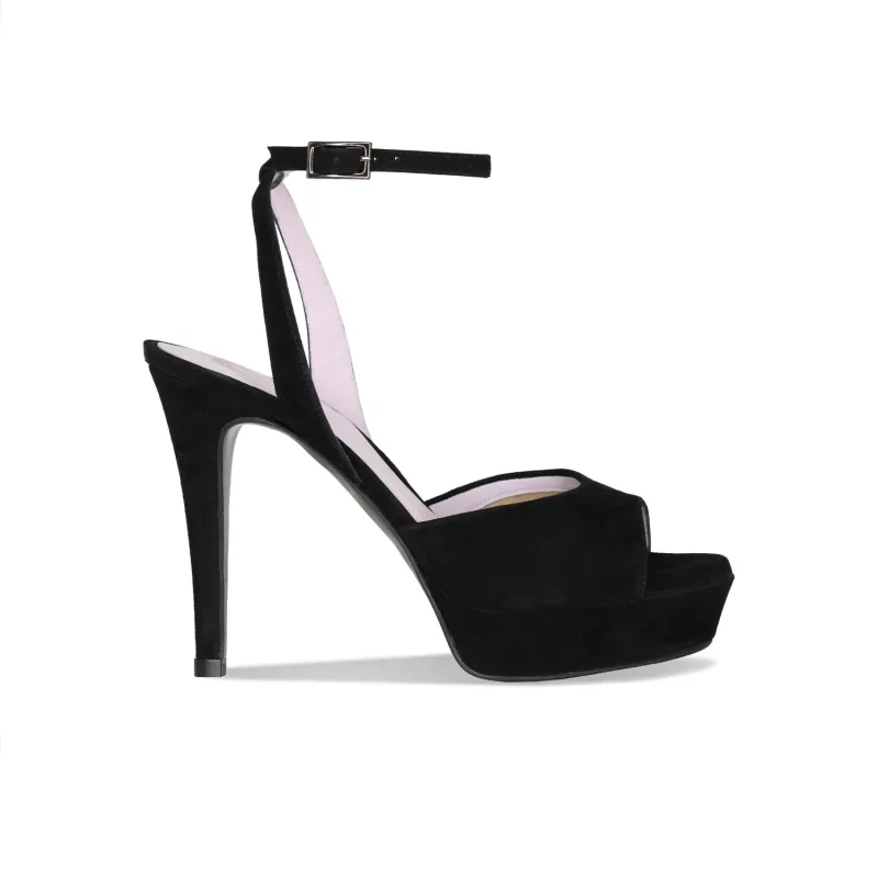 Riviera: Black Suede made by Sole Bliss
