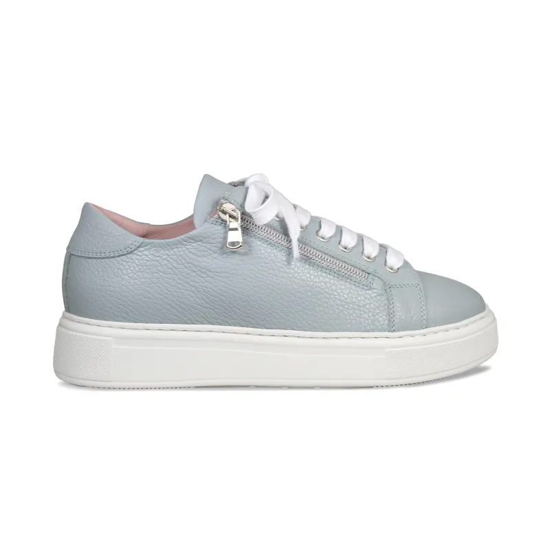 Feather: Pale Blue Leather made by Sole Bliss