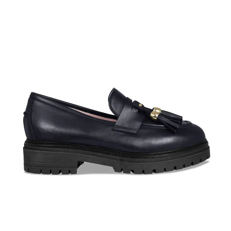 Fame: Navy Leather made by Sole Bliss