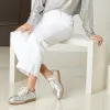 Pixie: Silver Leather sold by Sole Bliss