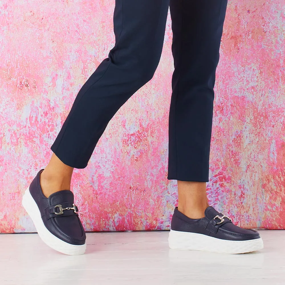 Prince: Navy Leather sold by Sole Bliss product image thumbnail 4