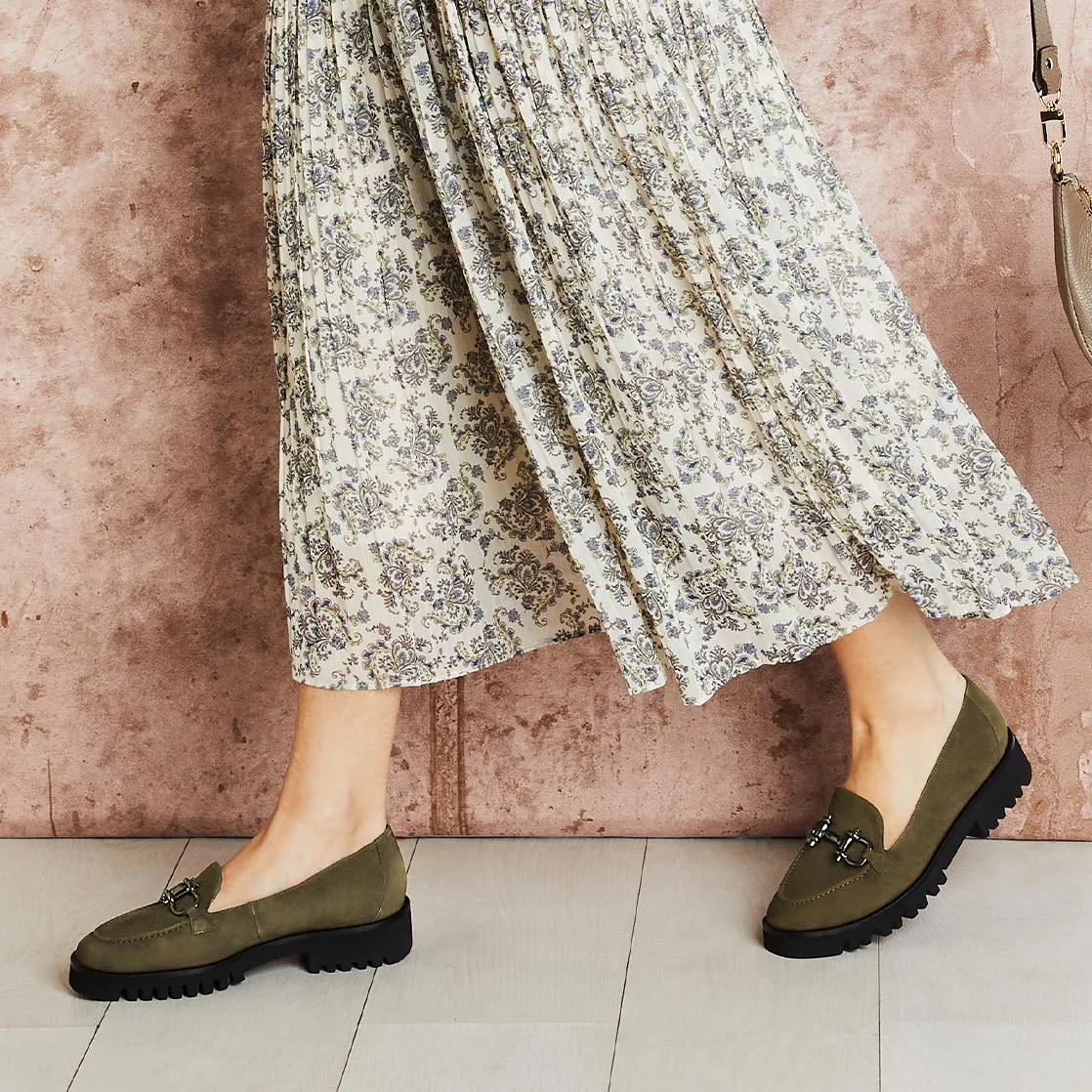 Terri: Khaki Suede sold by Sole Bliss product image thumbnail 4