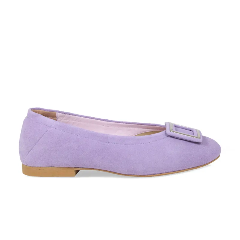 Lizzie: Lilac Suede sold by Sole Bliss