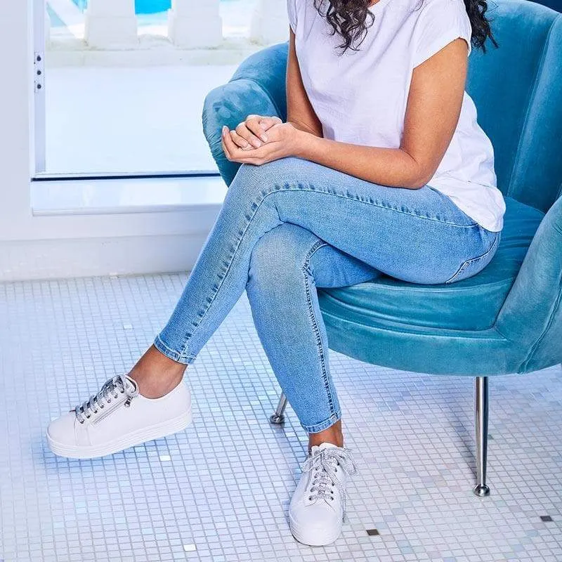 Hero: White Leather sold by Sole Bliss product image thumbnail 4