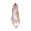 Nancy: Nude & Gold Leather sold by Sole Bliss