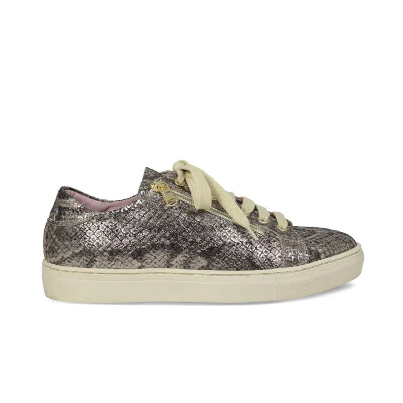 Sprint: Metallic Snake Print Leather sold by Sole Bliss