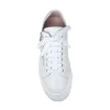 Diva: White Leather & Silver Glitter sold by Sole Bliss