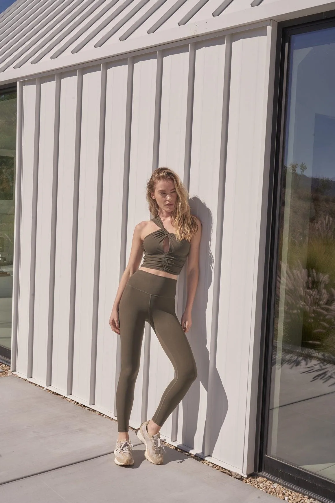 One Shoulder Ruched Bra sold by WISKII Active product image thumbnail 4