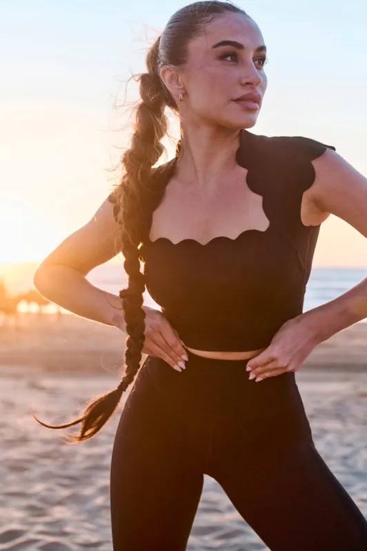 WISKII Rise Above Scallop Bra sold by WISKII Active