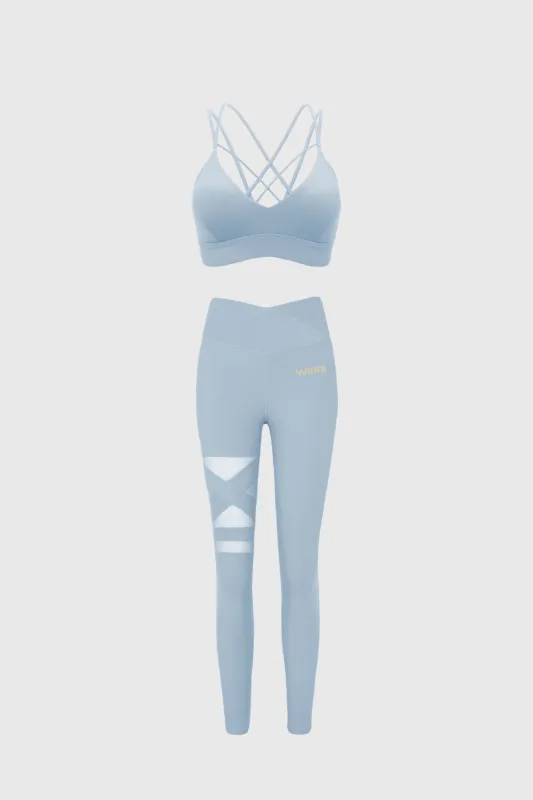 Suit Yourself Sports Bra + Mesh Legging sold by WISKII Active