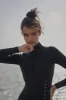 Long Sleeve Open Back Laser Cut Surfsuit sold by WISKII Active