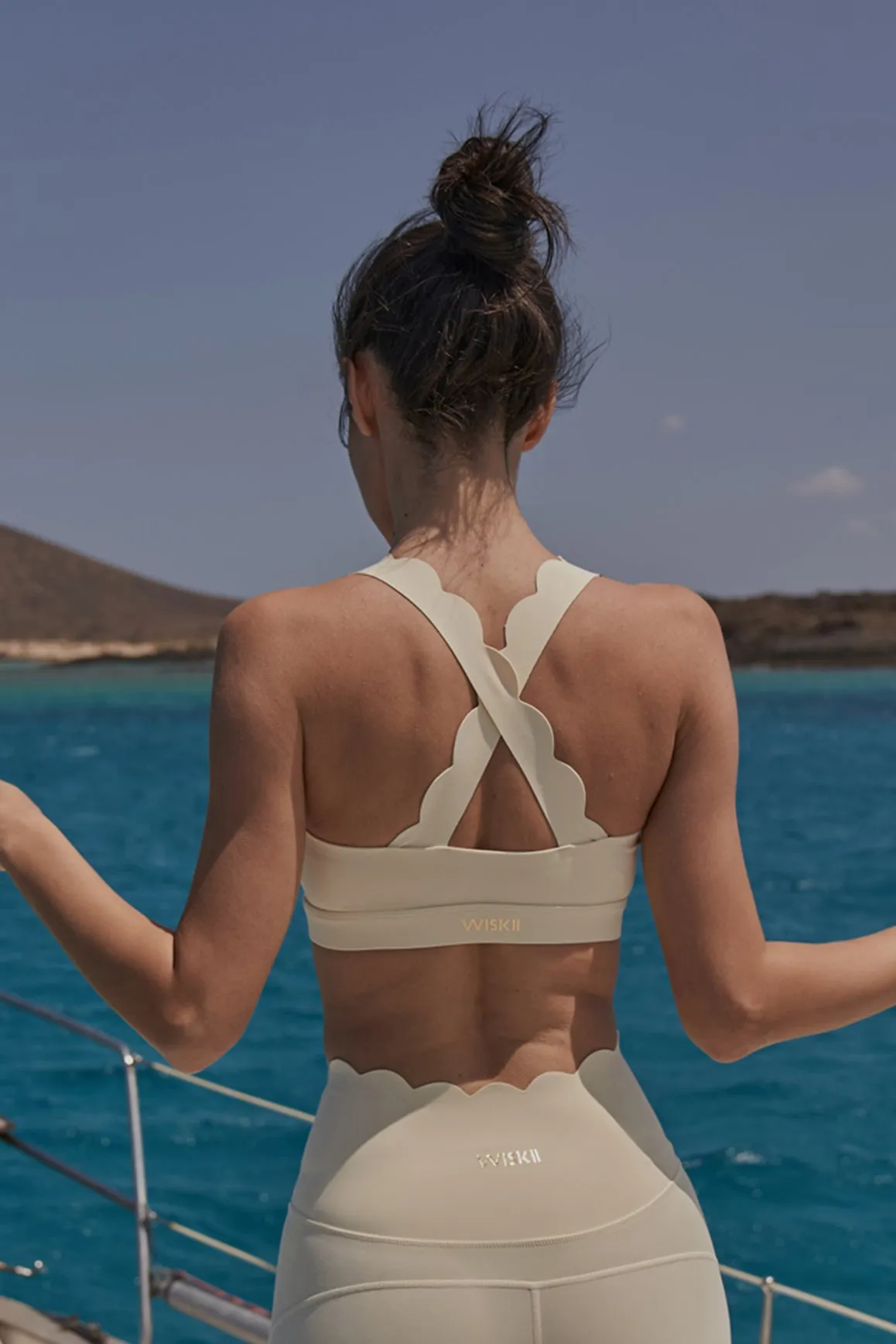 Cross Back Sports Bra sold by WISKII Active product image thumbnail 2