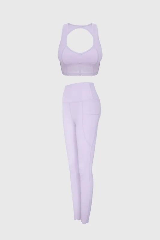 WISKII Mesh Corset Bra + 7/8 High-Waist Médano Legging sold by WISKII Active