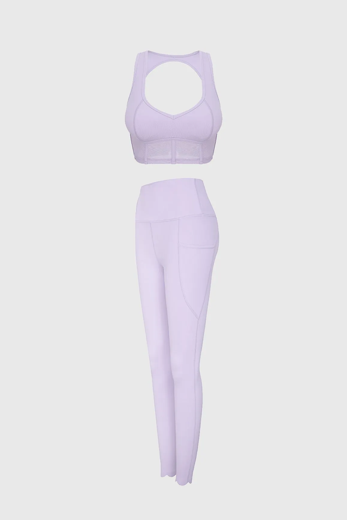 WISKII Mesh Corset Bra + 7/8 High-Waist Médano Legging sold by WISKII Active
