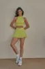 V-waist Laser Cut Tennis Skirt sold by WISKII Active
