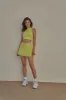 V-waist Laser Cut Tennis Skirt sold by WISKII Active