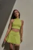 V-waist Laser Cut Tennis Skirt sold by WISKII Active
