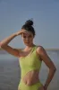 One Shoulder Laser Cut Swimsuit sold by WISKII Active