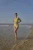 One Shoulder Laser Cut Swimsuit sold by WISKII Active
