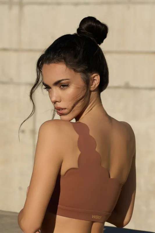 Dynamic One Shoulder Sports Bra sold by WISKII Active