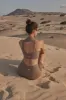 Diamond Cutout Mock Neck Bra sold by WISKII Active