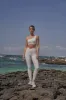 V-waist Laser Cut Sports Legging sold by WISKII Active