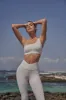 V-waist Laser Cut Sports Legging sold by WISKII Active