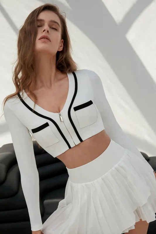 WISKII Mirto Zipper Top sold by WISKII Active