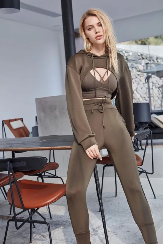 Alps Super Cropped Hoodie sold by WISKII Active