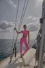 V-waist Laser Cut Sports Legging sold by WISKII Active
