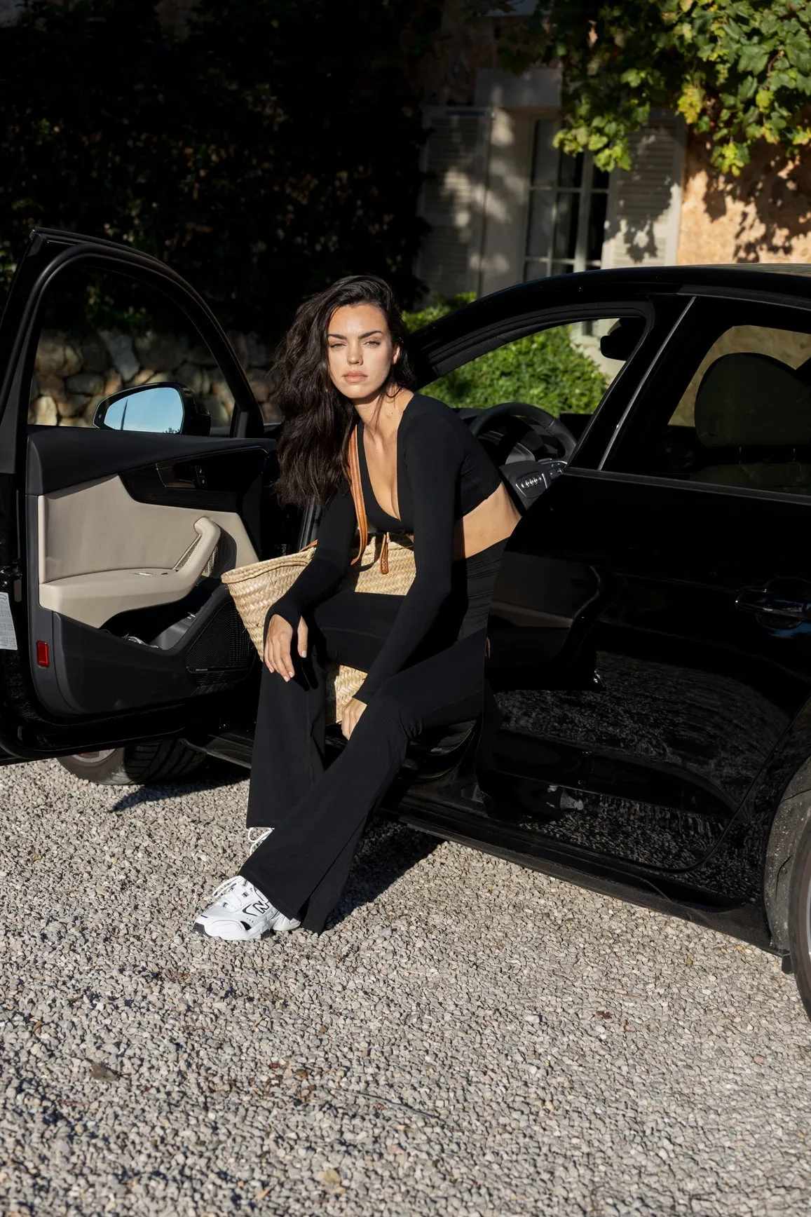 Twist-Front Long Sleeve Crop Top sold by WISKII Active product image thumbnail 5