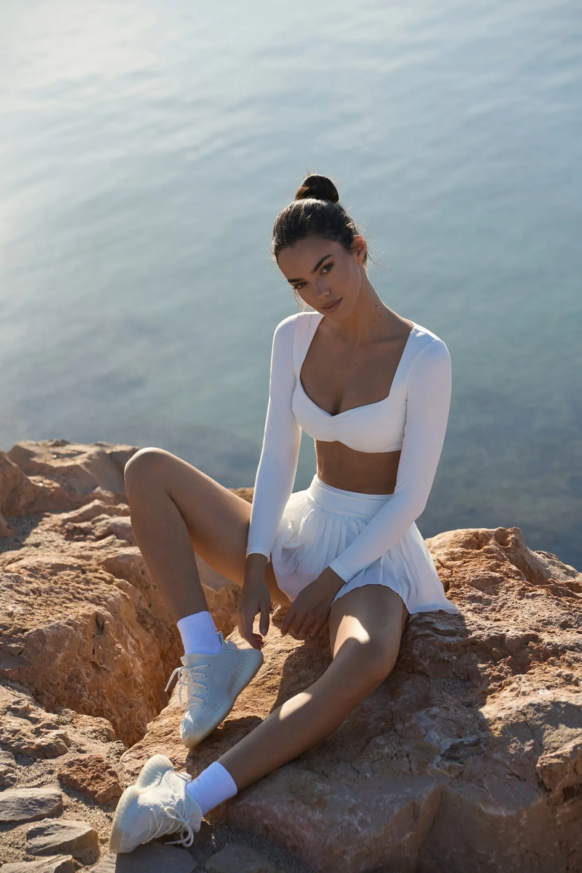 Long Sleeve Ruched Bra sold by WISKII Active