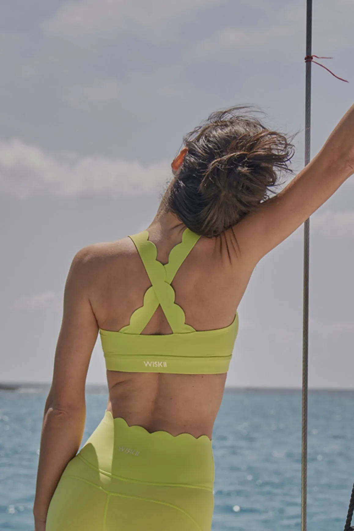 Cross Back Sports Bra sold by WISKII Active product image thumbnail 2