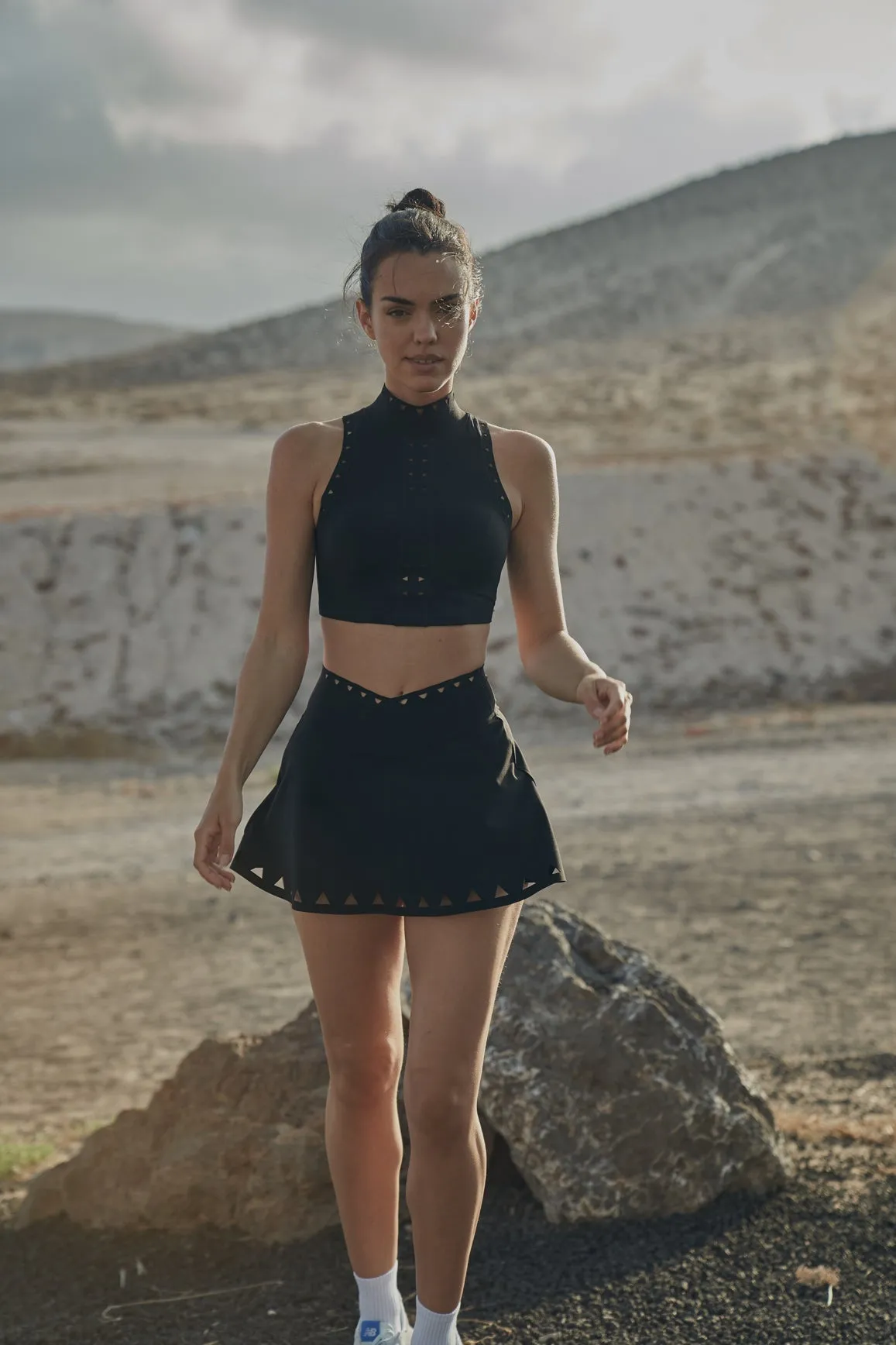 High Neck Laser Cut Leisure Bra sold by WISKII Active product image thumbnail 5