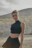 High Neck Laser Cut Leisure Bra sold by WISKII Active