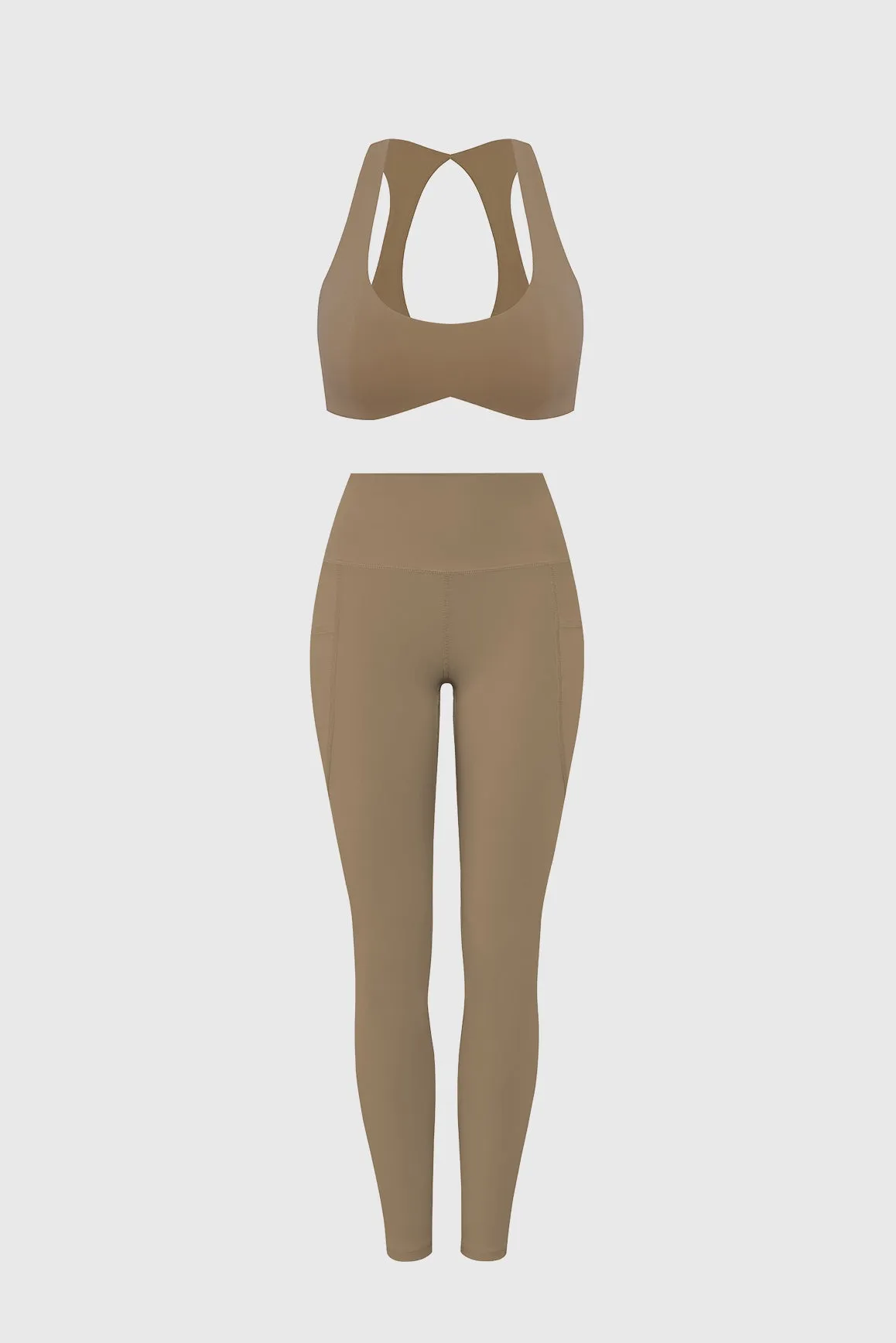 Dreamy Cutout Yoga Bra + High-Waist Invigorate Legging sold by WISKII Active