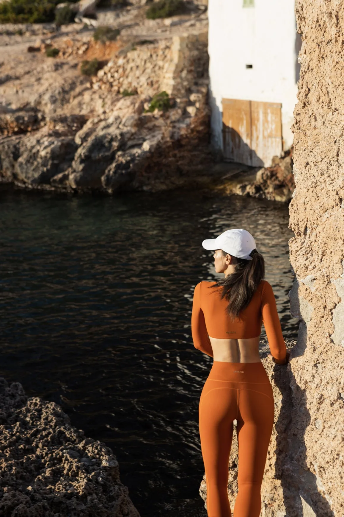 Twist-Front Long Sleeve Crop Top sold by WISKII Active product image thumbnail 2