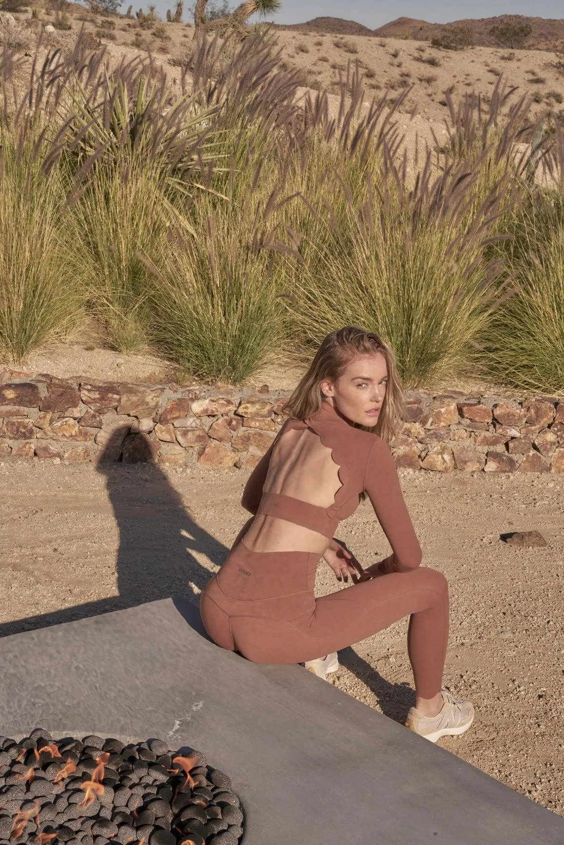 Open Back Long Sleeve Crop Top sold by WISKII Active product image thumbnail 3