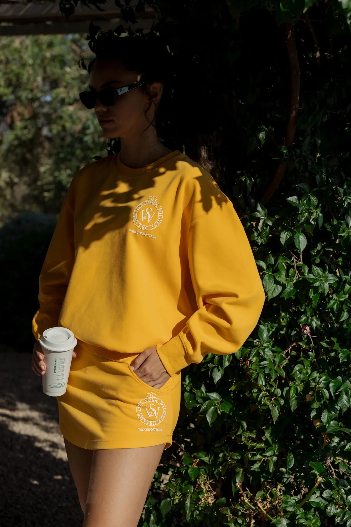 Stylish Ease Mini Sweat Skirt sold by WISKII Active product image thumbnail 4