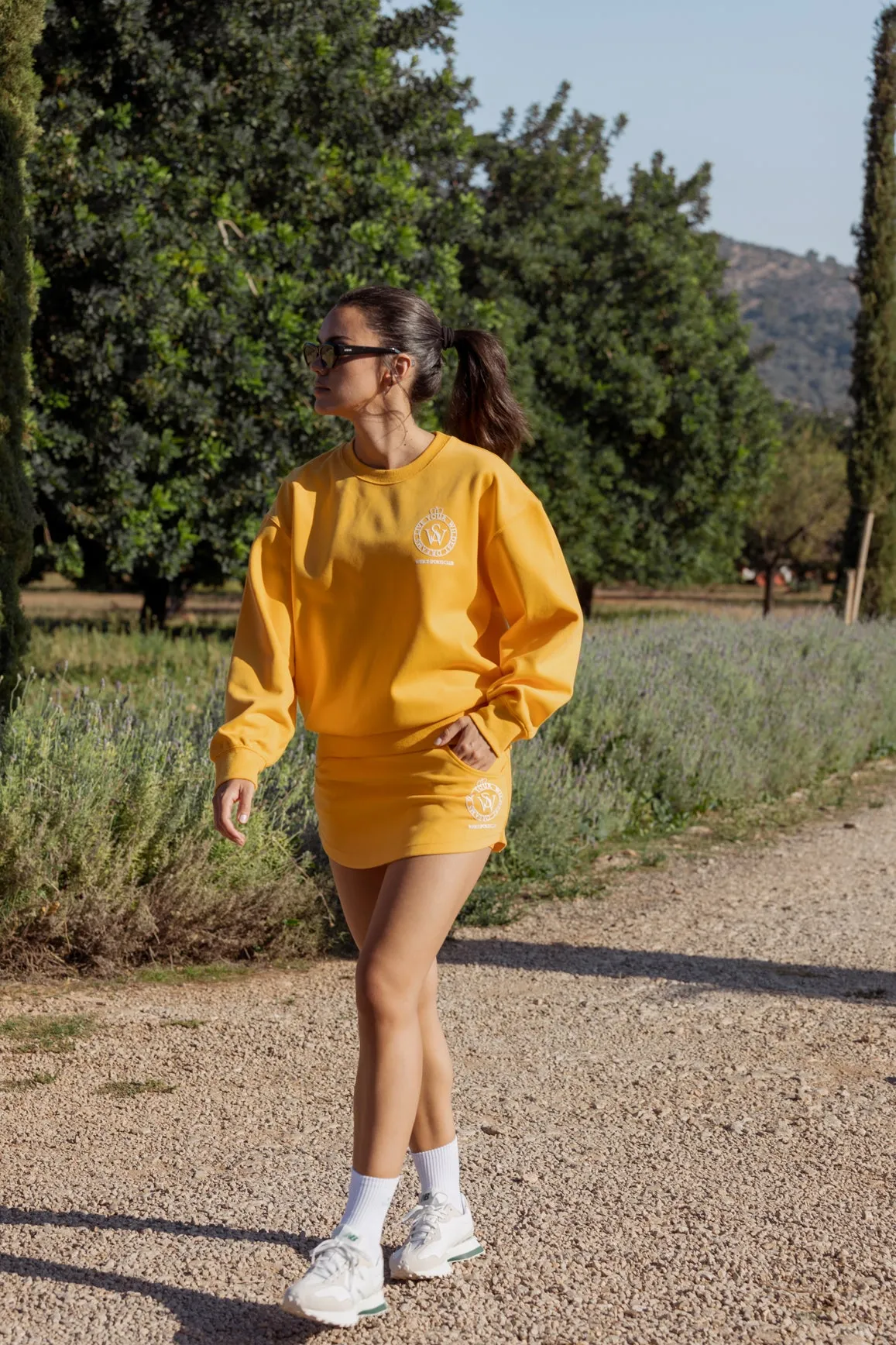 Stylish Ease Mini Sweat Skirt sold by WISKII Active product image thumbnail 5