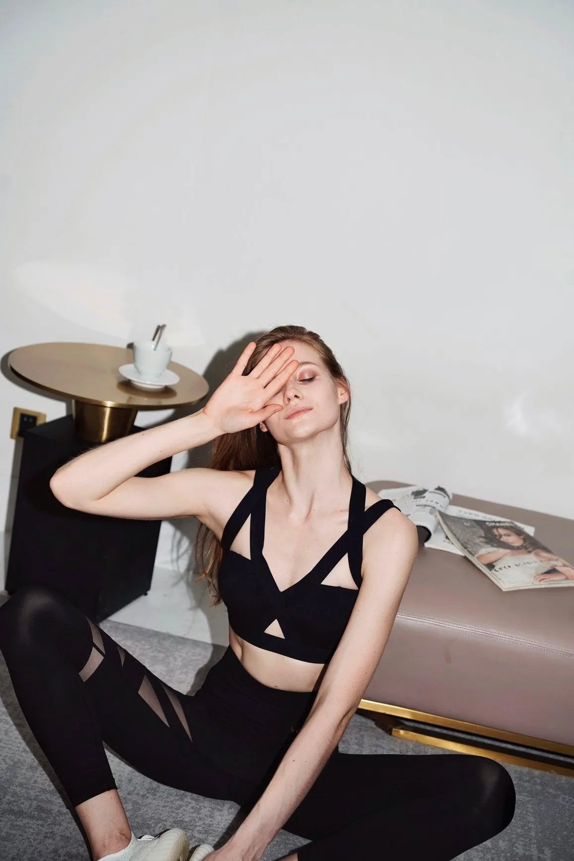 6/8 Training Mesh Legging sold by WISKII Active product image thumbnail 5