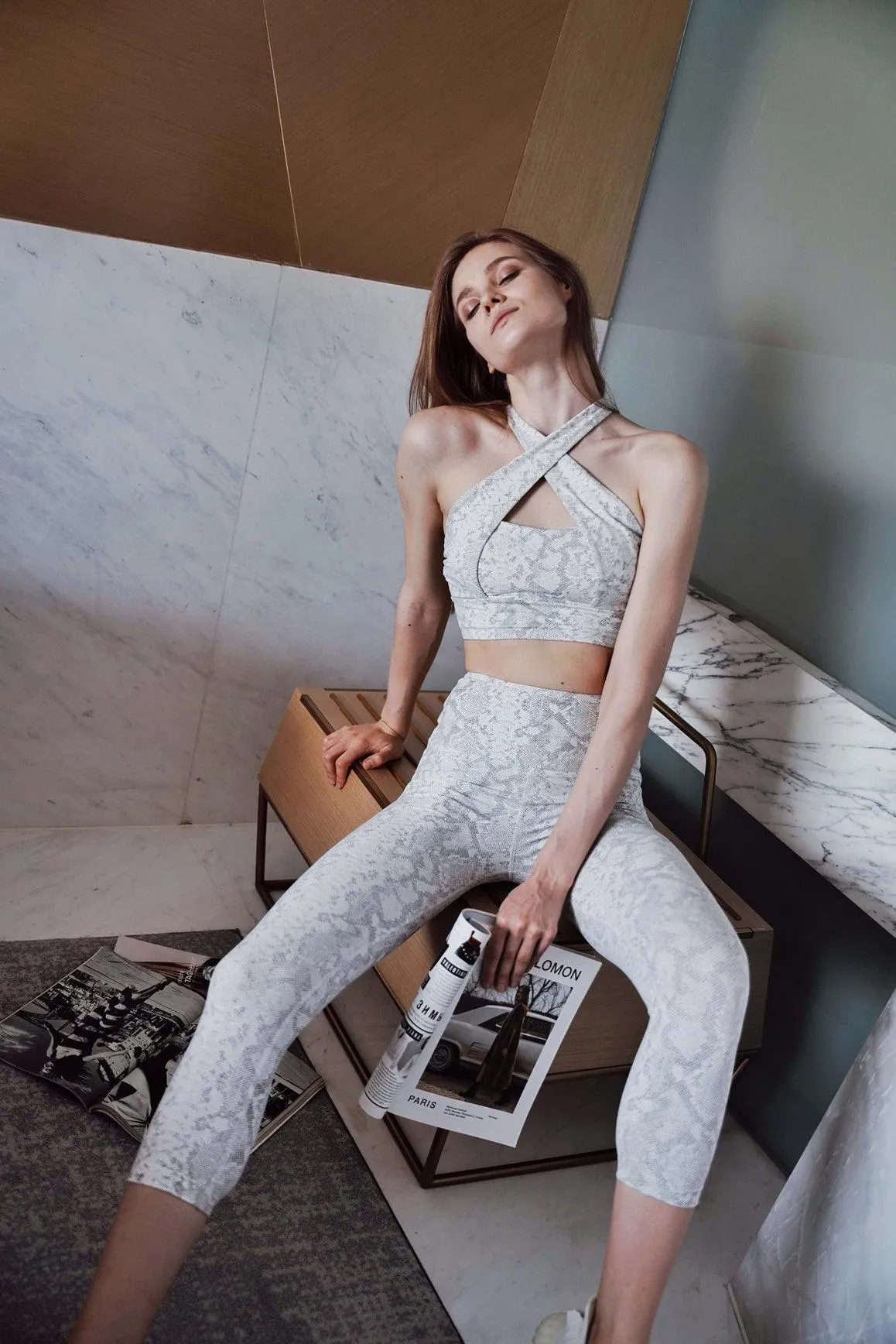 Lead Off Sports Bra sold by WISKII Active