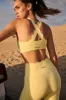 Cross Back Sports Bra sold by WISKII Active