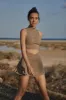 V-waist Laser Cut Tennis Skirt sold by WISKII Active
