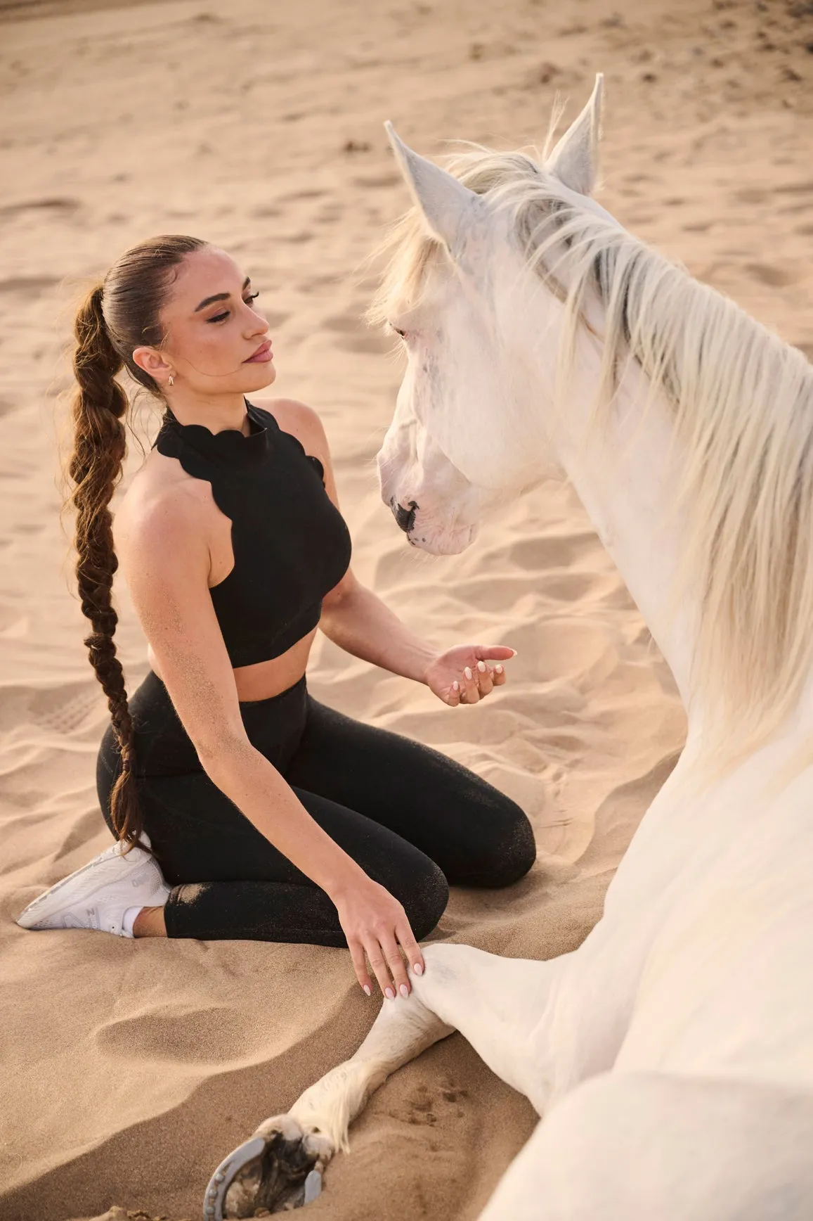 Scallop Back Mock Neck Bra sold by WISKII Active product image thumbnail 2