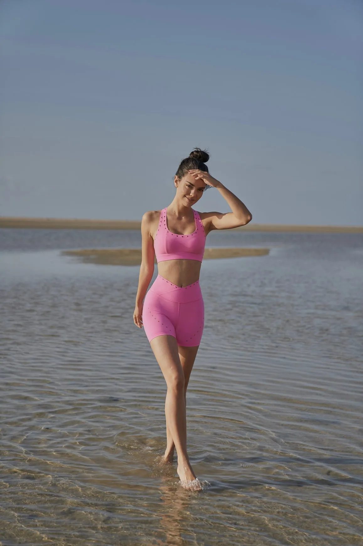 Racerback Laser Cut Sports Bra sold by WISKII Active product image thumbnail 5