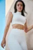 Scallop Cutout Mock Neck Bra sold by WISKII Active
