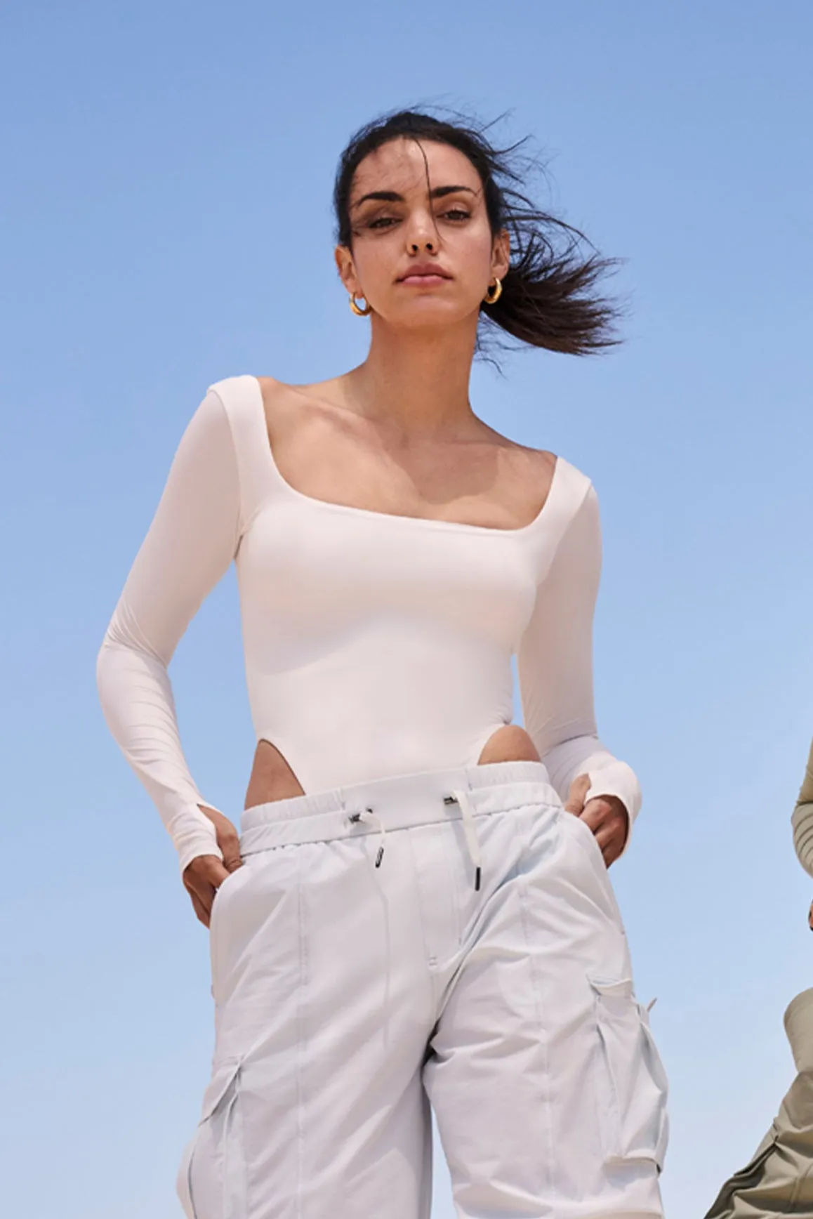 Scoop Neck Long Sleeve Bodysuit sold by WISKII Active