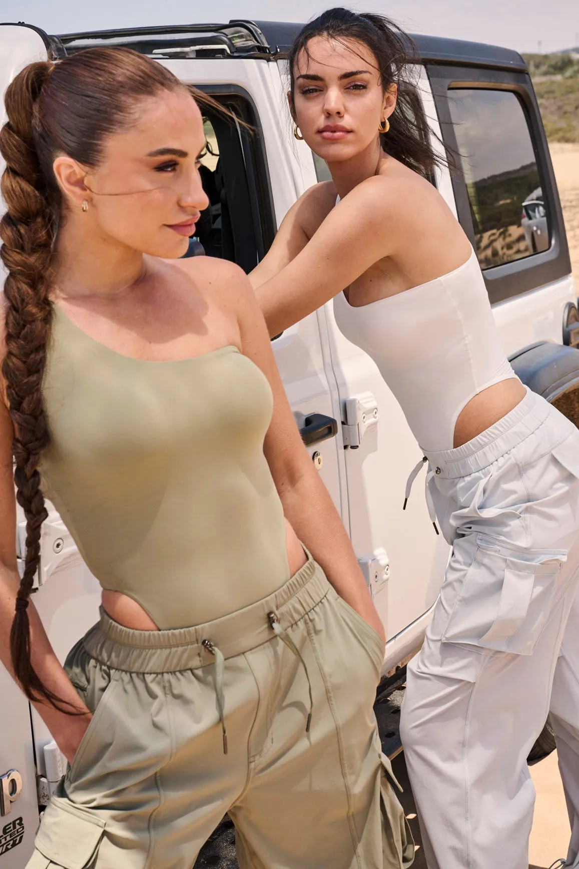 Adjustable One-Shoulder Bodysuit sold by WISKII Active product image thumbnail 5
