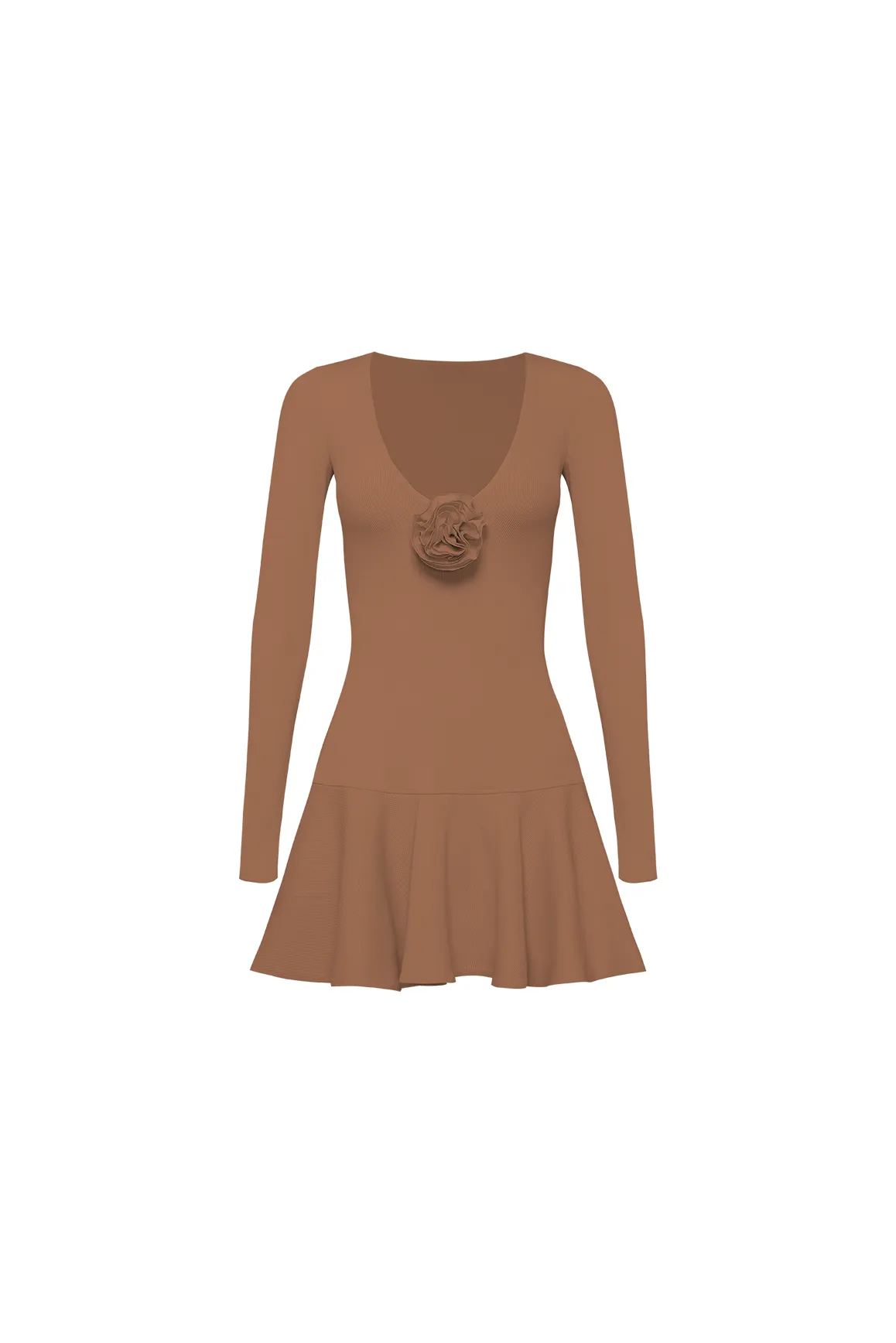 Floral V-Neck Ruffled Dress sold by WISKII Active